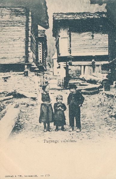 Paysage Valaisan Walliser Kinder c1900 Kaufen auf Ricardo