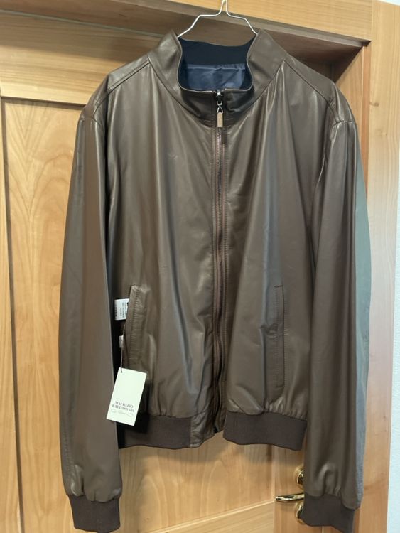 Veste Chemise à Carreaux Maurizio Baldassari En Laine/cachemire - Taille Italie 54, Neuve Avec étiquette