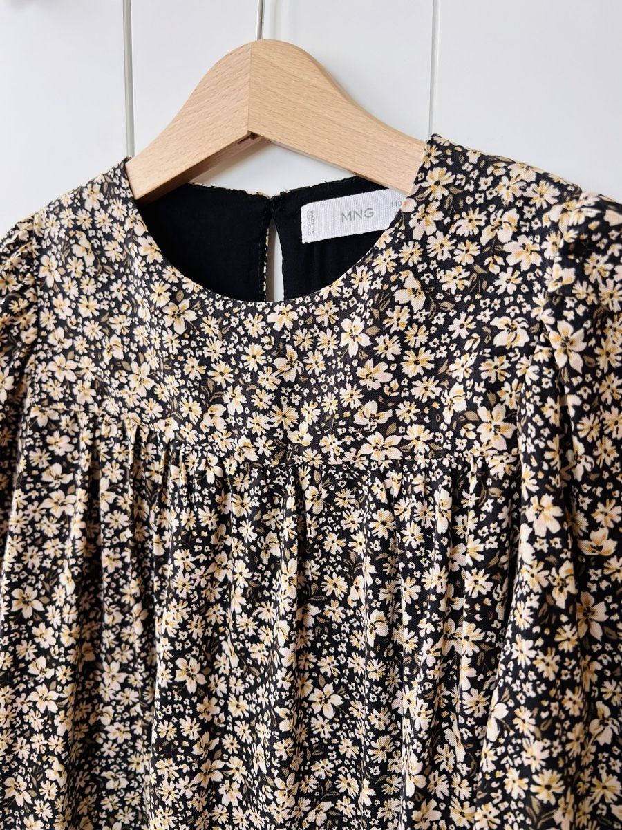 Mango Vestiti & Gonne: Mango, 110, Kleid, neu, schwarz, Blumen – Nuovo e nell'imballaggio originale da Burgdorf venduto da rulan