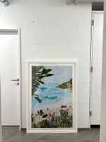 Poster in wooden frame 80x120