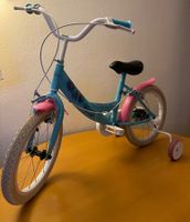 Disney Frozen Kinderfahrrad mit Stützrädern 16 Zoll bunt