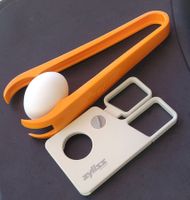 🇨🇭 Kult: Vintage Zyliss Eierköpfer und Eierzange 70er