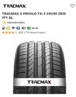 Sommerreifen 2 Stück TRACMAX X PRIVILO TX-3 245/40 ZR18