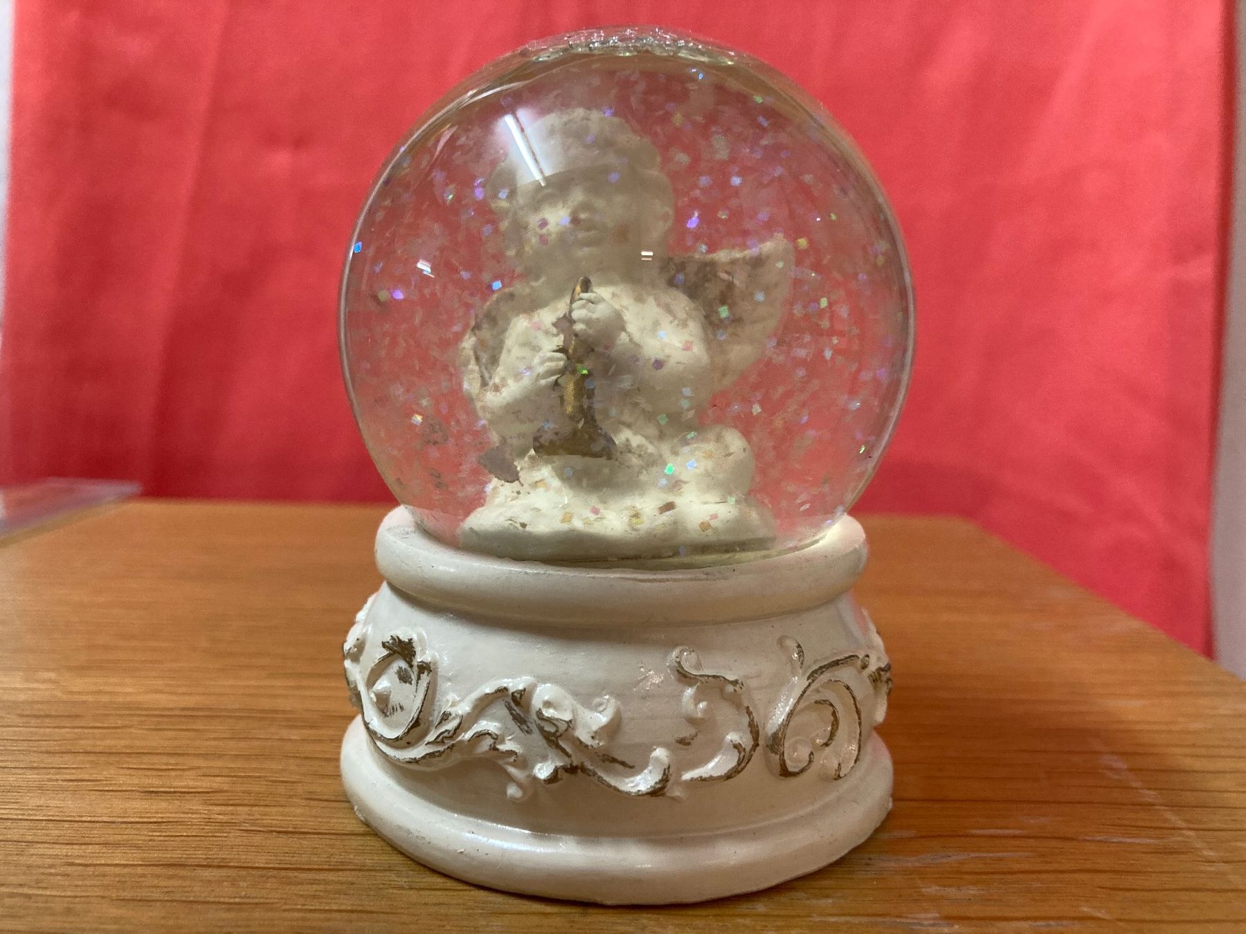 Statuette: Antike Schneekugel mit Engel – Usato da Lütisburg venduto da wiesenpippau 3