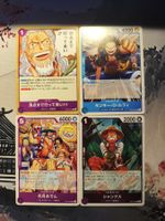 One Piece OP13 JP Character & Event Lot (4 Karten)