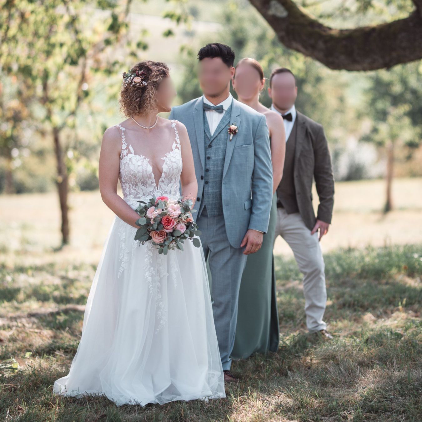 Kleider: Secondhand Brautkleid von Demetrios, Grösse 38 – Gebraucht aus Brunnen von Herzig-Brautmode 6