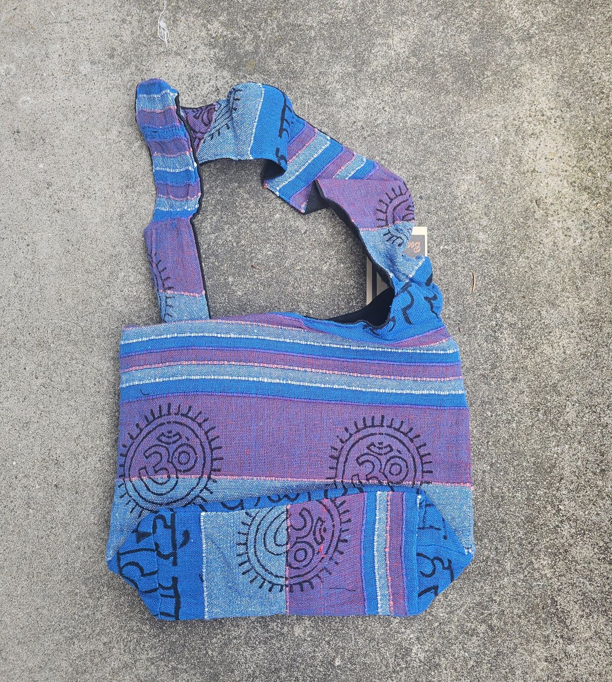 Borse: NEU! BOOM BABA Baumwoll Tasche Ohm Goa Ethno – Nuovo e nell'imballaggio originale da Füllinsdorf venduto da Sunnebliemli7 1