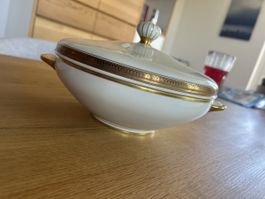 Rosenthal Selb Germany Suppenschüssel mit Deckel Goldrand