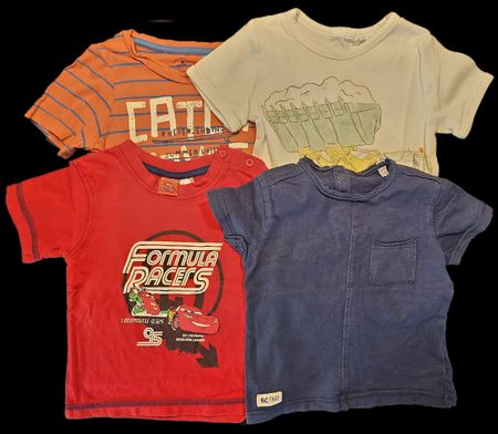 T-Shirt Set Gr. 86/92 (Cars, Bagger, Autos)