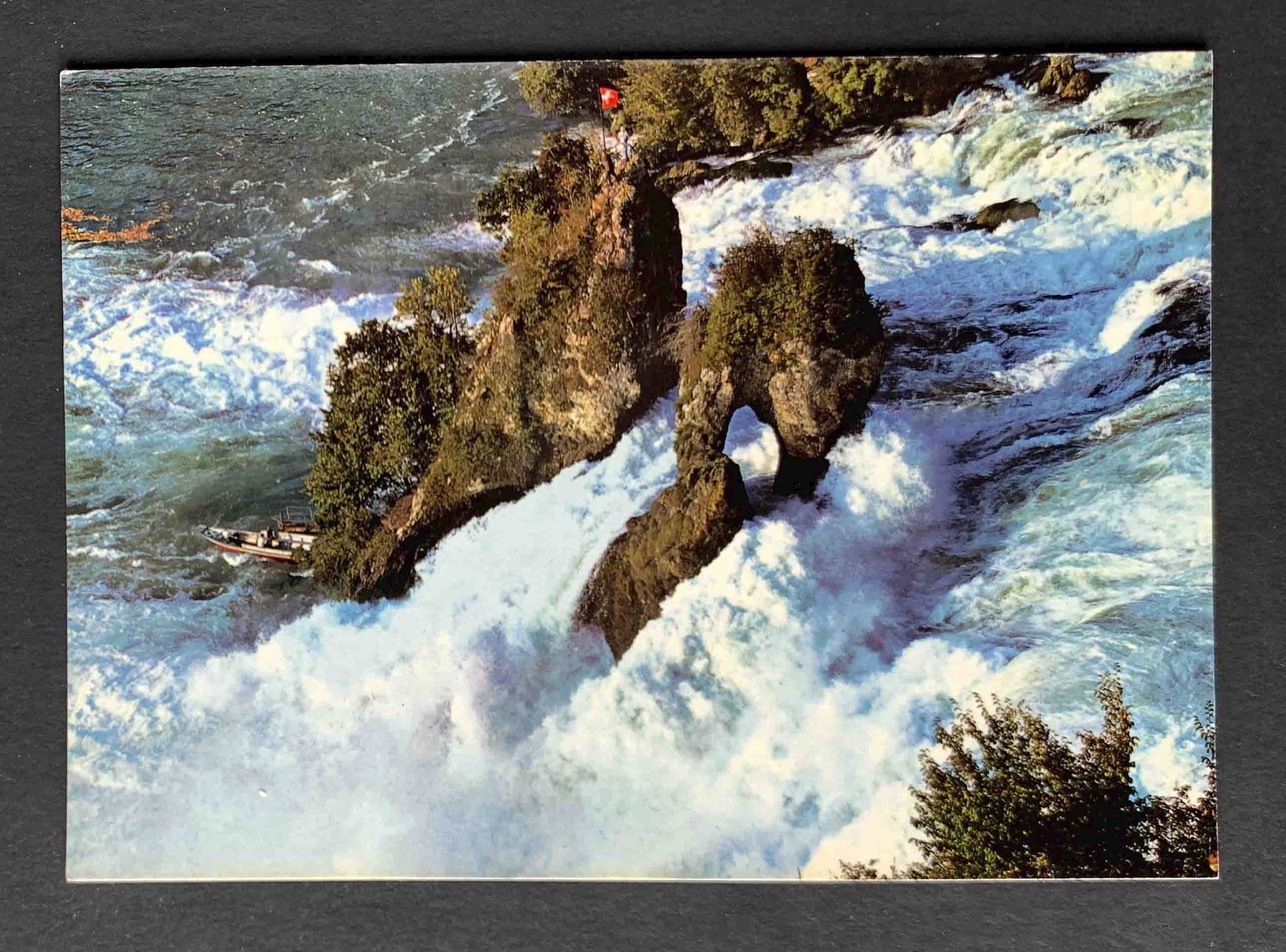 Cartoline postali: AK Rheinfall Schweiz – Usato da Goldau venduto da artelier1