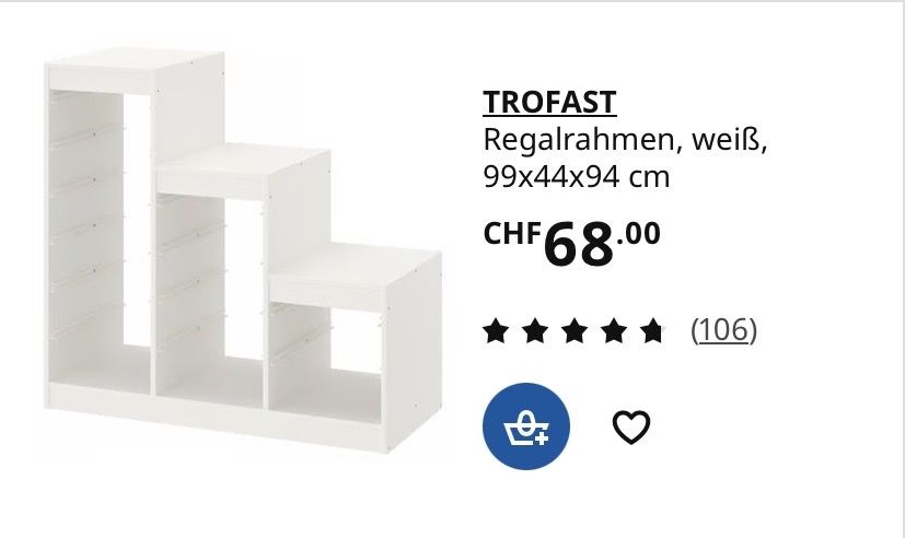 Scaffali: Trofast Regal – Usato da Allschwil venduto da McKai 2