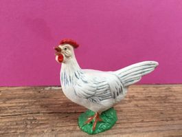 Schleich 13011 Huhn, weiss blau Henne Hühner