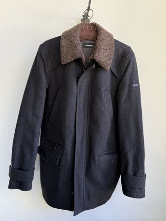 Strellson Herren Mantel Baker anthrazit Grösse 50
