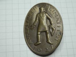 Medaille KVH Ländler Heimatfest 1927 mit Nadel