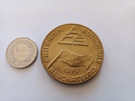 médaille ACS Criterium Automobile Neuchâtel 1979