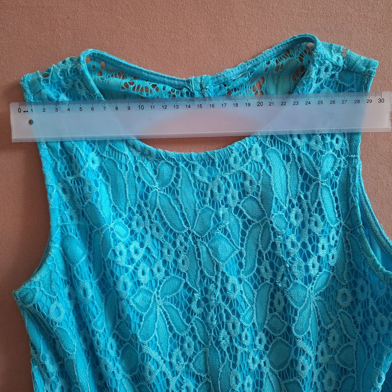 Vestiti & Gonne: Hellblaues Sommerkleid,mit Spitzen , Gr. 152 – Usato da Hettenschwil venduto da Schneuggi2 4