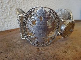 Armband Maria-Theresia Taler / Silber
