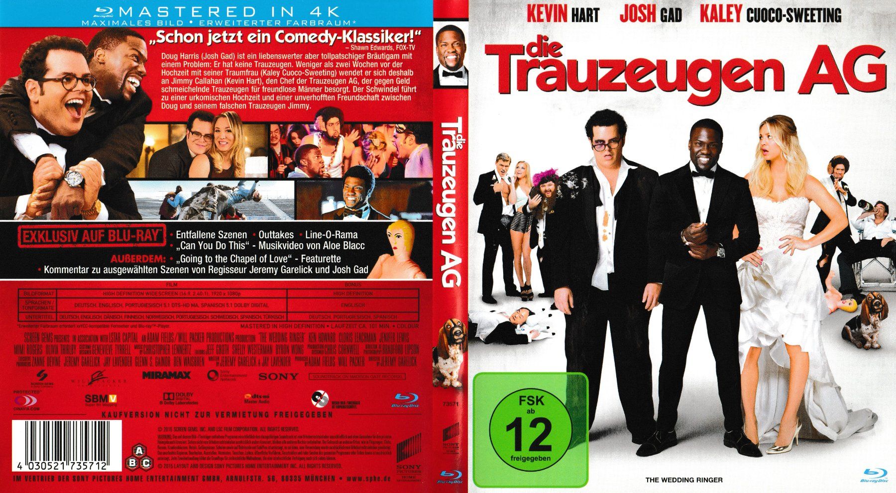 Tutti i DVDs: Blu-Ray - Die Trauzeugen AG – Usato da Langnau am Albis venduto da MediaRescuerKeLoX