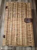 Korb geflochten braun 40x26x22 cm guter Zustand Katzen Tran.