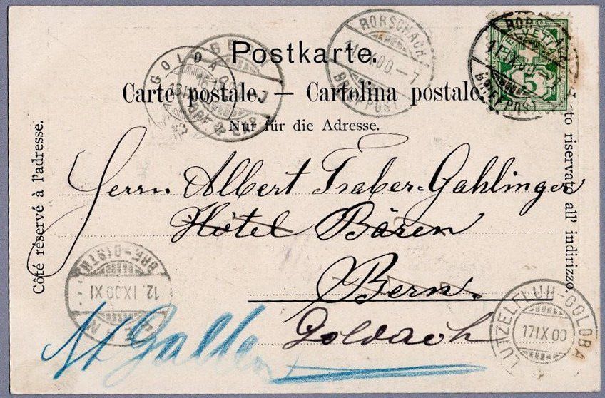 Cartoline postali: UPU 1900 – Usato da Vilters venduto da Jere3943 1