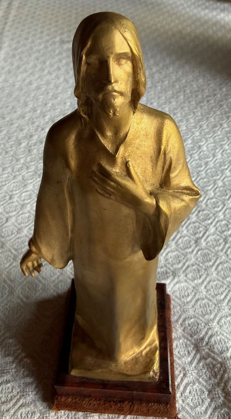 Skulpturen & Statuen: Jesus Christ, Hans Müller, Bronzestatue – Gebraucht aus Biel/Bienne von fxgindrat82
