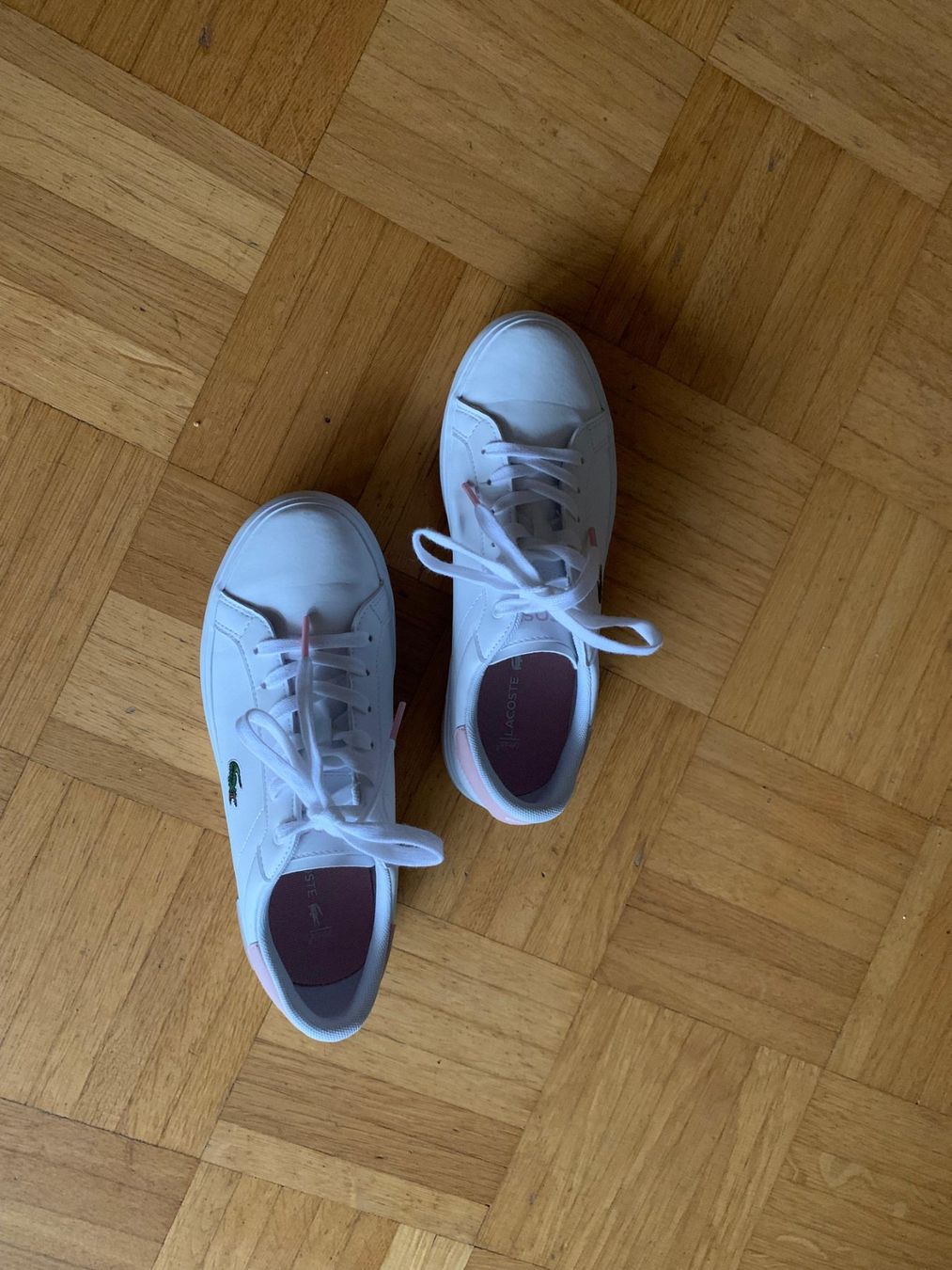 Lacoste Scarpe da uomo: Weiss, rosa Lacoste Sneakers Gr. 37 – Nuovo (secondo la descrizione) da Luzern venduto da Simona15 1
