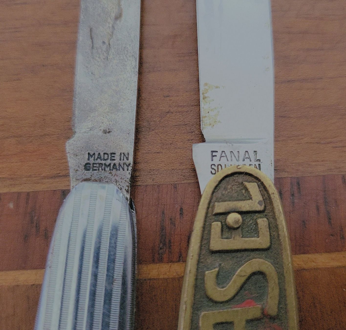 Coltelli tascabile: 3 alte Taschenmesser, selten, Basel, Einsiedeln – Usato da Muttenz venduto da Mithrur 2