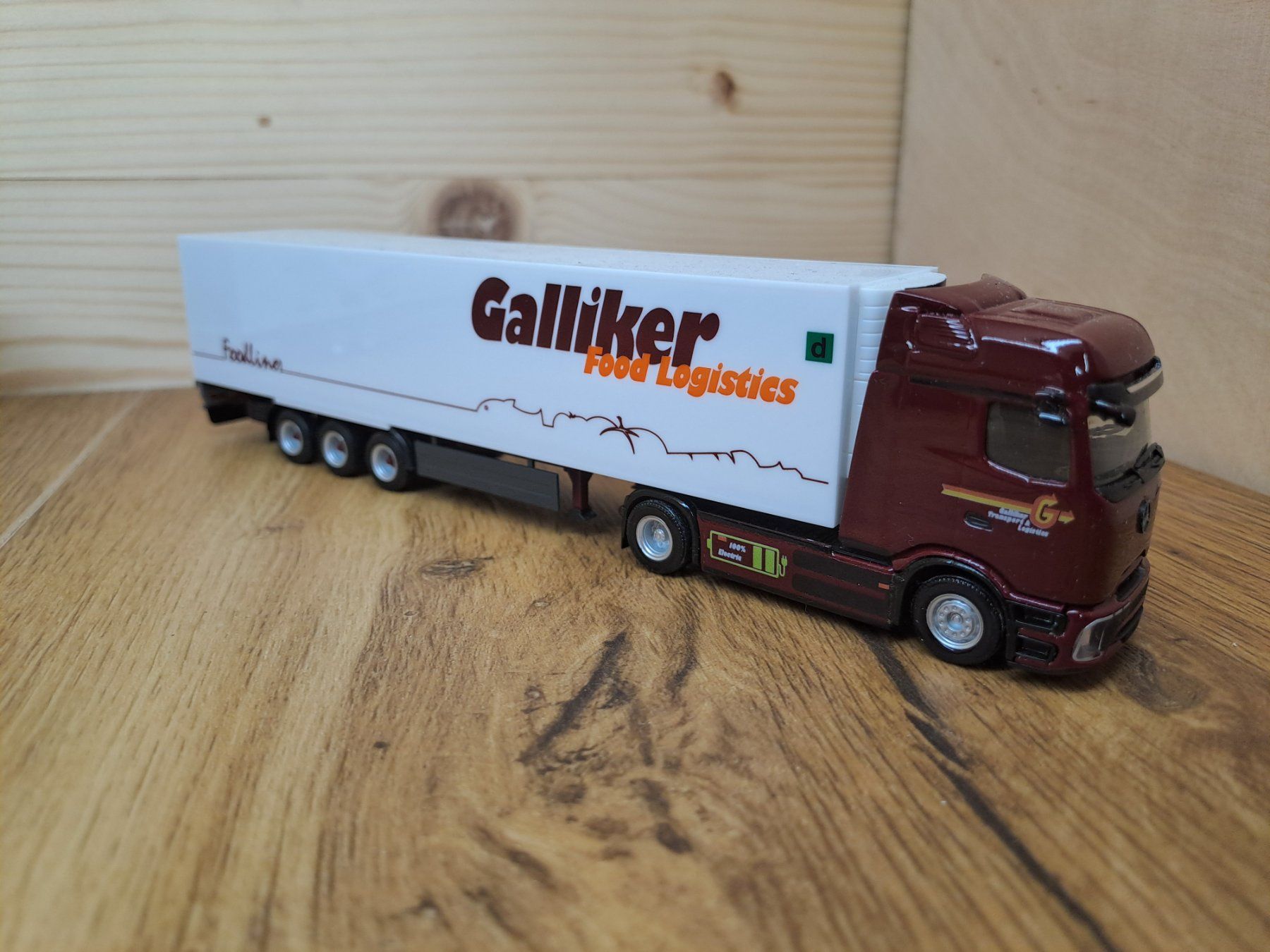 Herpa Modellini d'auto: MB e600 Galliker Food Logistics – Nuovo e nell'imballaggio originale da Reiden venduto da vscp5 1