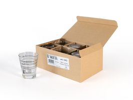 Motta Coffee Shot Glas Messglas, 2 Stk.