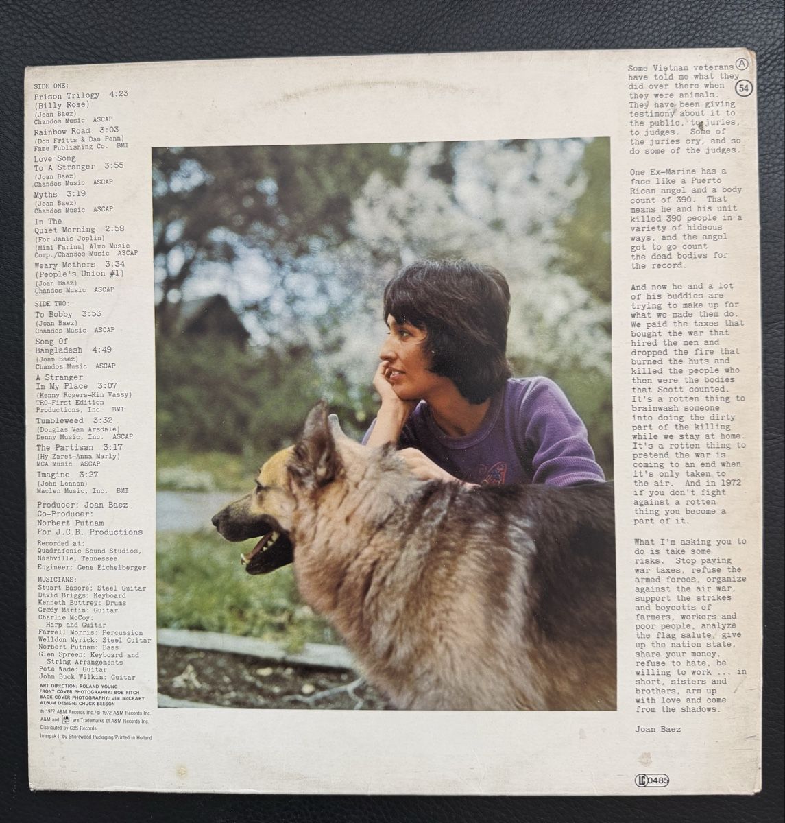 Dischi in vinile: Joan Baez Schallplatte Come From The Shadows, LP – Usato da Goldach venduto da Donpancho 1