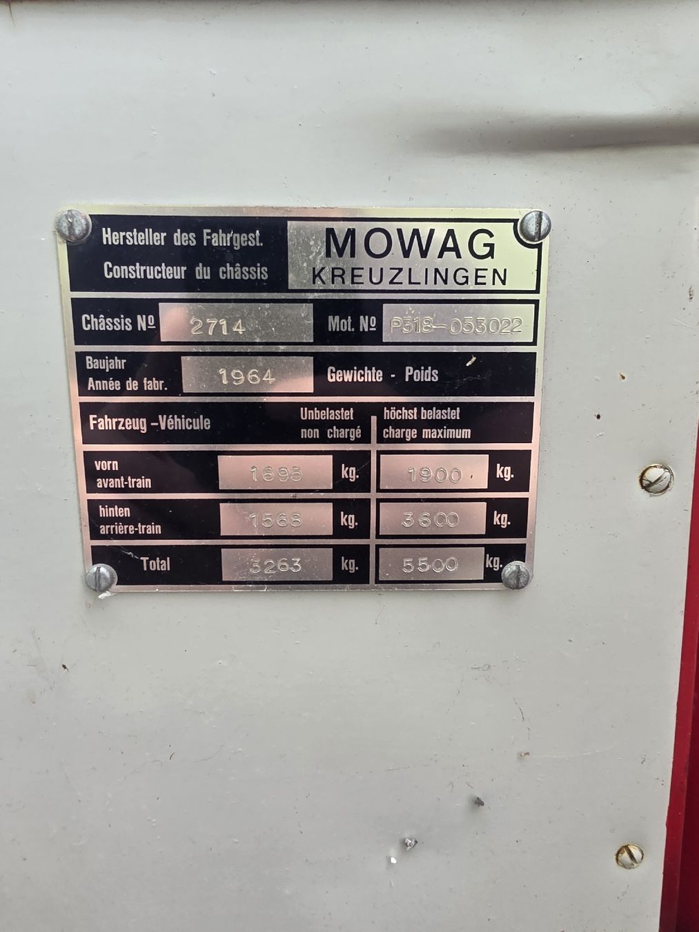 Mowag Autos: Feuerwehr Farzeug MOWAG  – Defekt aus Schmiedrued von Samuel.R 3