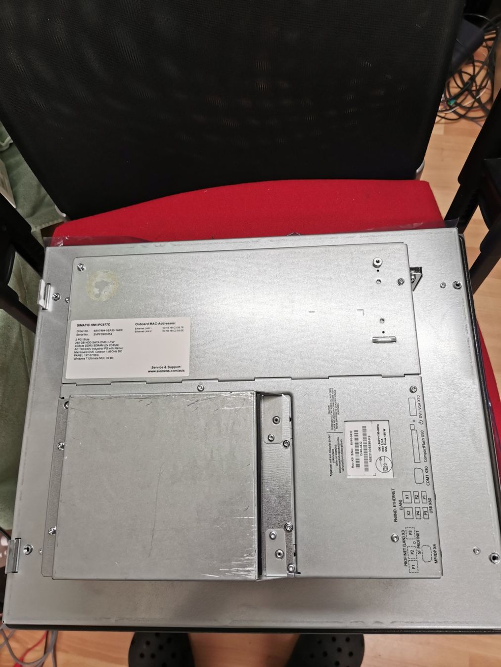 Siemens Elektronikbauteile: Siemens Simatic Panel PC Touchscreen - Top Zustand! – Gebraucht aus Niederlenz von Chevy_V8 7