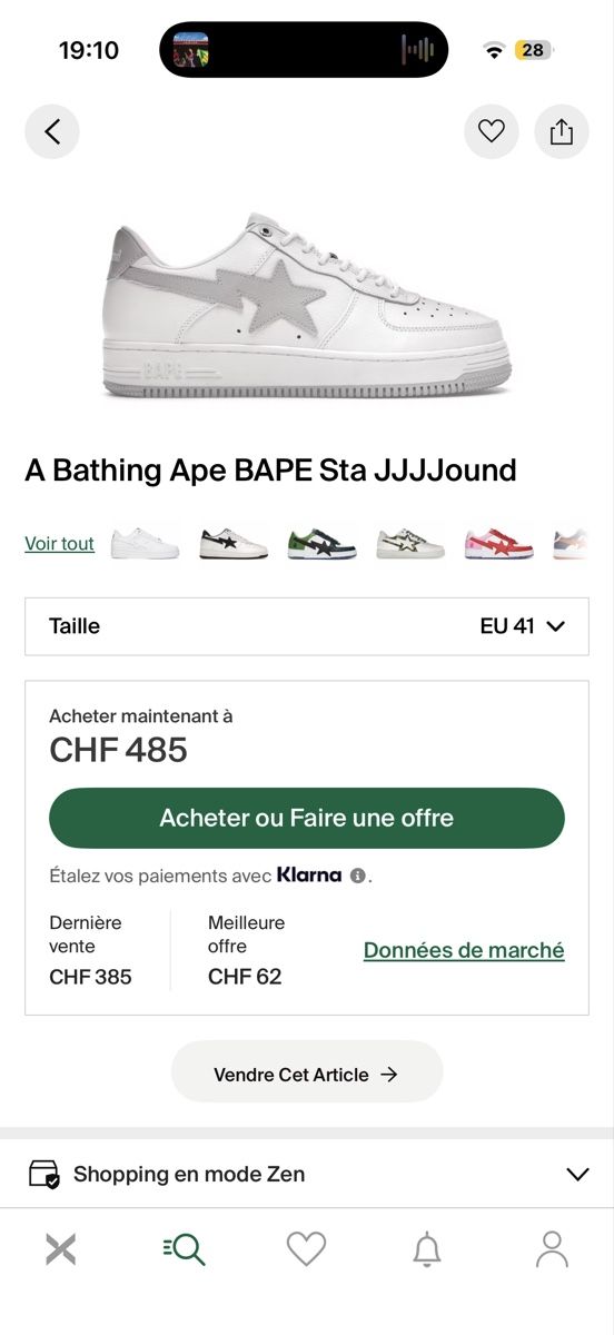 Bape Scarpe da uomo: Bapesta – Usato da Bulle venduto da gre_v7rv 5