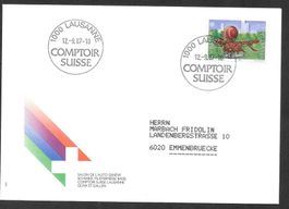 Sonderbrief S. 1034f Comptoir Lausanne 12.9.1987
