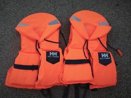 2 Helly Hansen Rettungswesten 100N neuwertig 60-90 kg