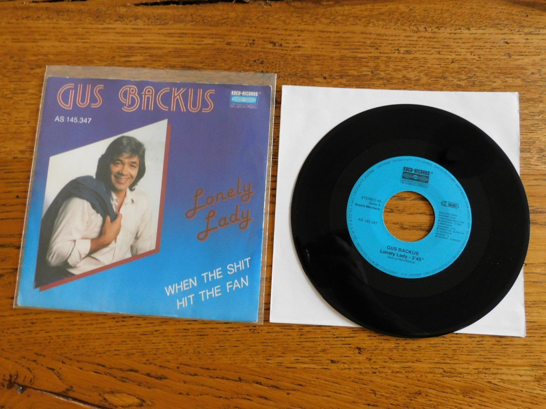 Schallplatten: Gus Backus ‎– Lonely Lady – Gebraucht aus Emmenbrücke von lamorak 1