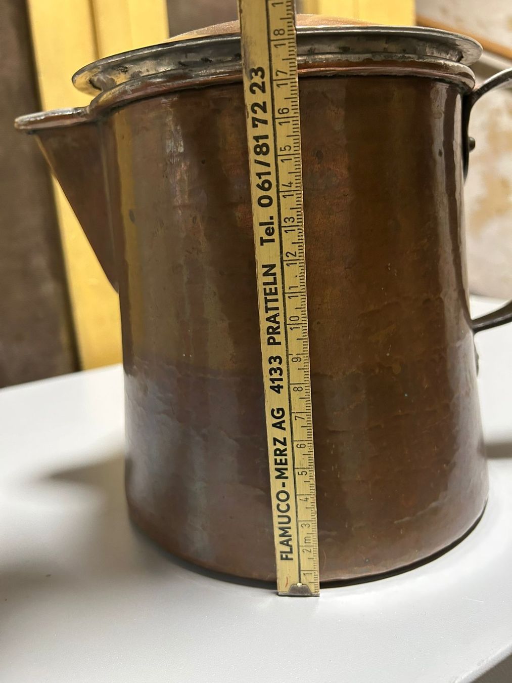 Pentole: alter Kupferkrug – Usato da St. Gallen venduto da Razoon77 1