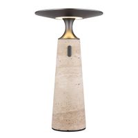 LED Tischleuchte, Akku, 34 cm Höhe