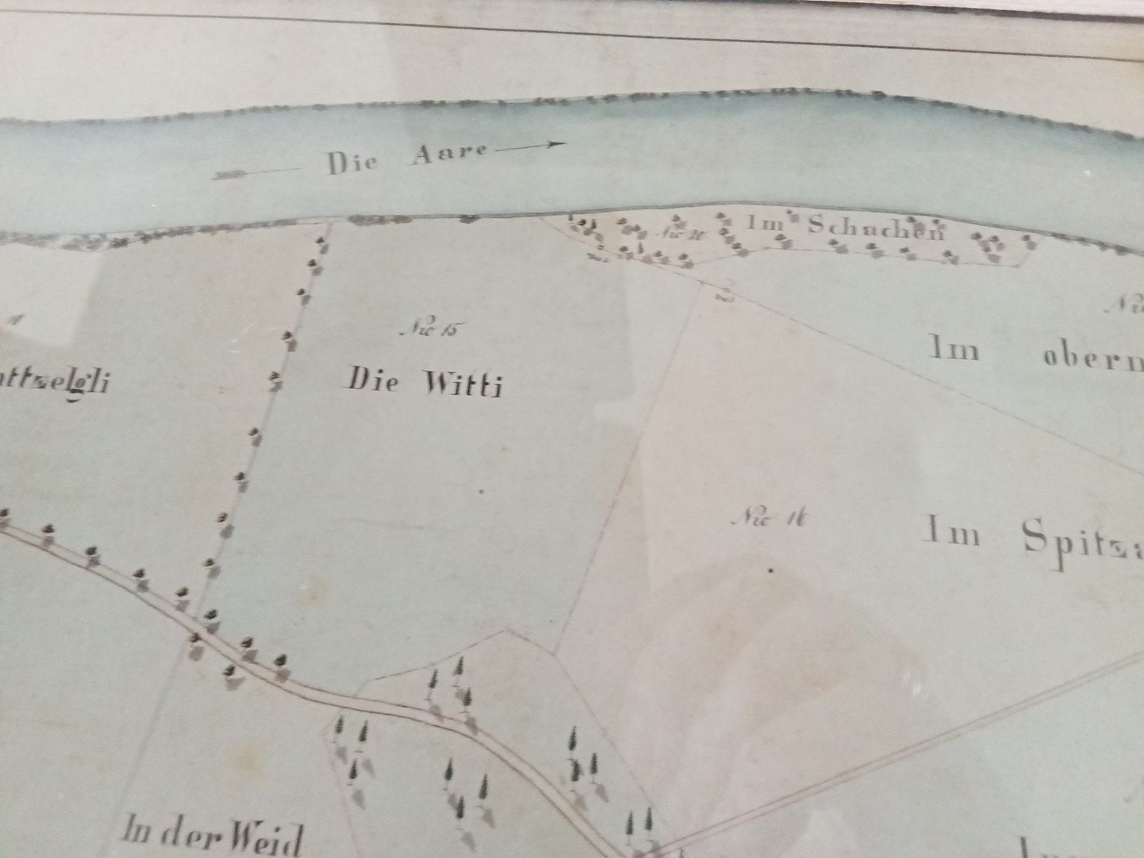 Cartes géographiques & atlas: LANDKARTE :PLAN WILIHOF LUTTERBACH 1848 – D'occasion à Muri BE par Alk 6