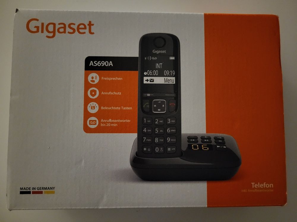 Gigaset AS690A - Téléphone Quattro DECT avec répondeur