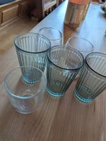 Trinkgläser Set gemischt 6 Stück guter Zustand
