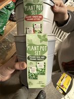 Neues Pflanztopf Set Bio Kräuter/Salat Frühling 🌱!