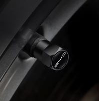 BYD Ventilkappen Ventildeckel Aluminium schwarz  4er set
