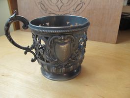 alter Becherhalter aus Metall