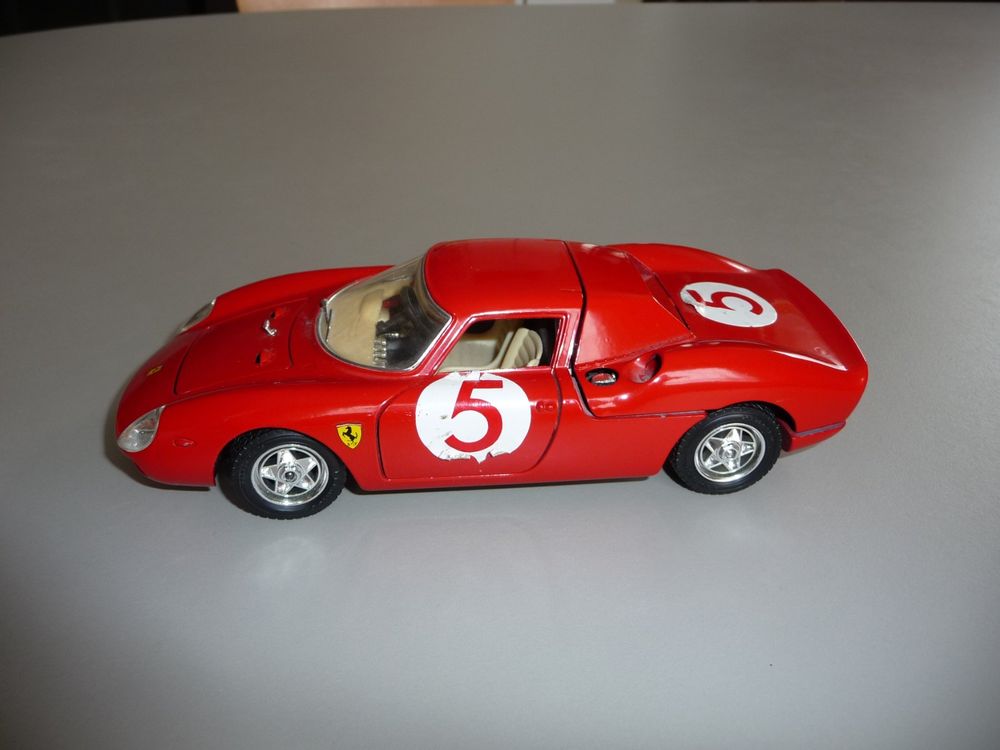 Ferrari 250 Le Mans 1965 - Modèle Réduit 1/24 Burago - Occasion Très Bon état Sans Boîte