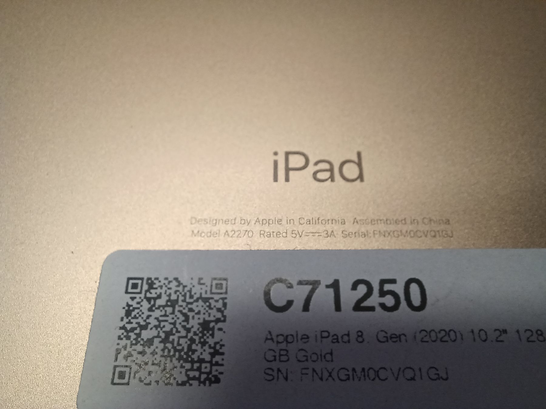 Apple Tablet PC: ipad 8 - icloud bloqué – Defekt aus Servion von josephine22 3