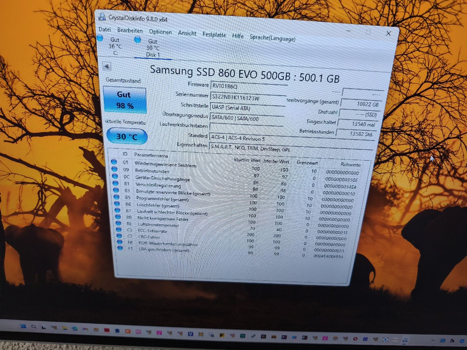 Samsung Dischi rigidi: Samsung 860 500 Festplatte  – Usato da Burgdorf venduto da weggu.666 1