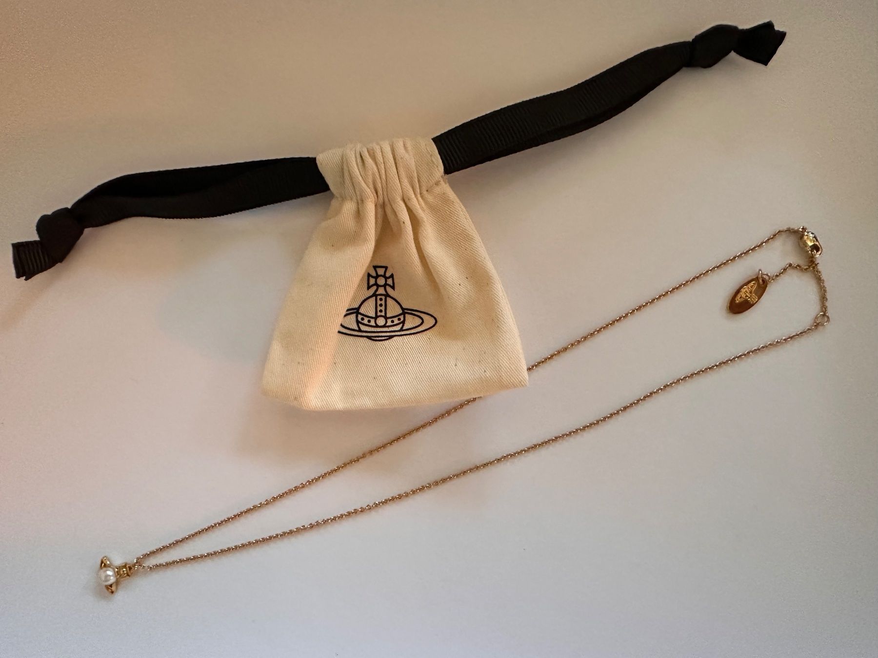 Ketten: Collier avec perle Vivienne Westwood – Neu (gemäss Beschreibung) aus Bouveret von seb_rjx8