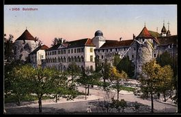 AK Solothurn, Stadtansicht mit Stadtmauer und Türmen