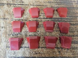 lego 64225 lot de 12 pièces Dark Red Wedge 4 x 3 Triple